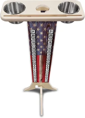 | Professional Score Stand | Drink Holder | Tablet and Cell Phone Holder   UV Direct Print   UV Clear Coat Made with 3/4" Baltic Birch | Goes Together Quick and Easy!