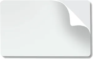 100 Pack - Bodno Premium CR80 10 Mil Mylar Adhesive Backed PVC Cards