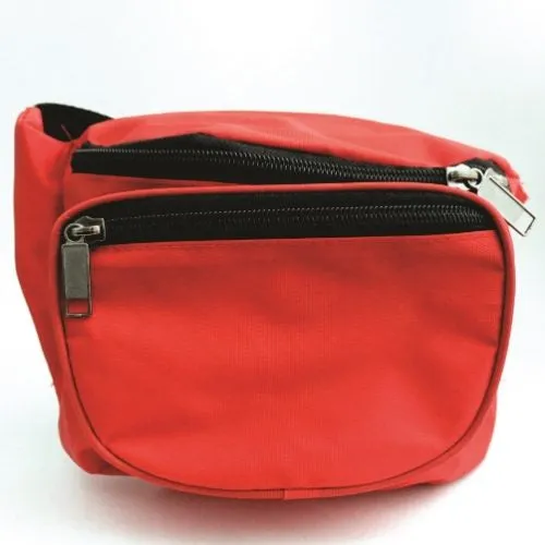 2-Pocket Red Fanny Pack - Small - empty