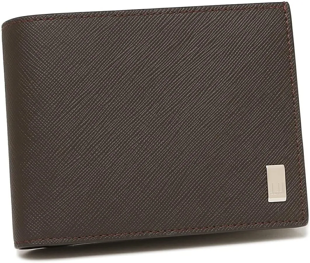 22R2P10PS201R Men's Bi-Fold Wallet, Plain Brown,, Braun