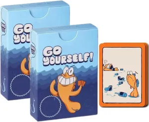2PCS Go F Adult Card Game, for 2  Players, Adults, Gag Gift for Friends, Couples & Coworkers,The Adult Go Game You've Always Wanted Hilarious Card Games for Party