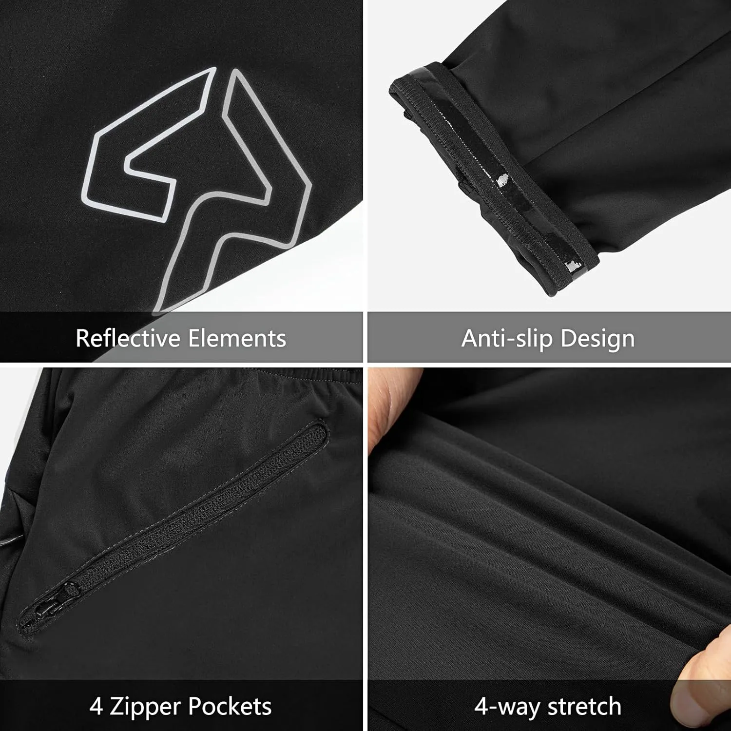 33,000ft Women's Cycling Pants Mountain Bike Waterproof Windproof Breathable Athletic Sweatpants for Hiking Multi Sports