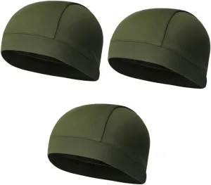 3pcs Helmet Liner Skull Cap Skull Cap Helmet Cycling Beanie Caps Sports Sweat Hat Beanie Hat Cycling Hat