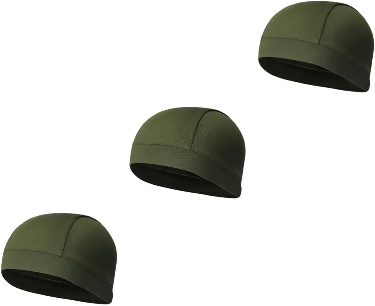 3pcs Helmet Liner Skull Cap Skull Cap Helmet Cycling Beanie Caps Sports Sweat Hat Beanie Hat Cycling Hat