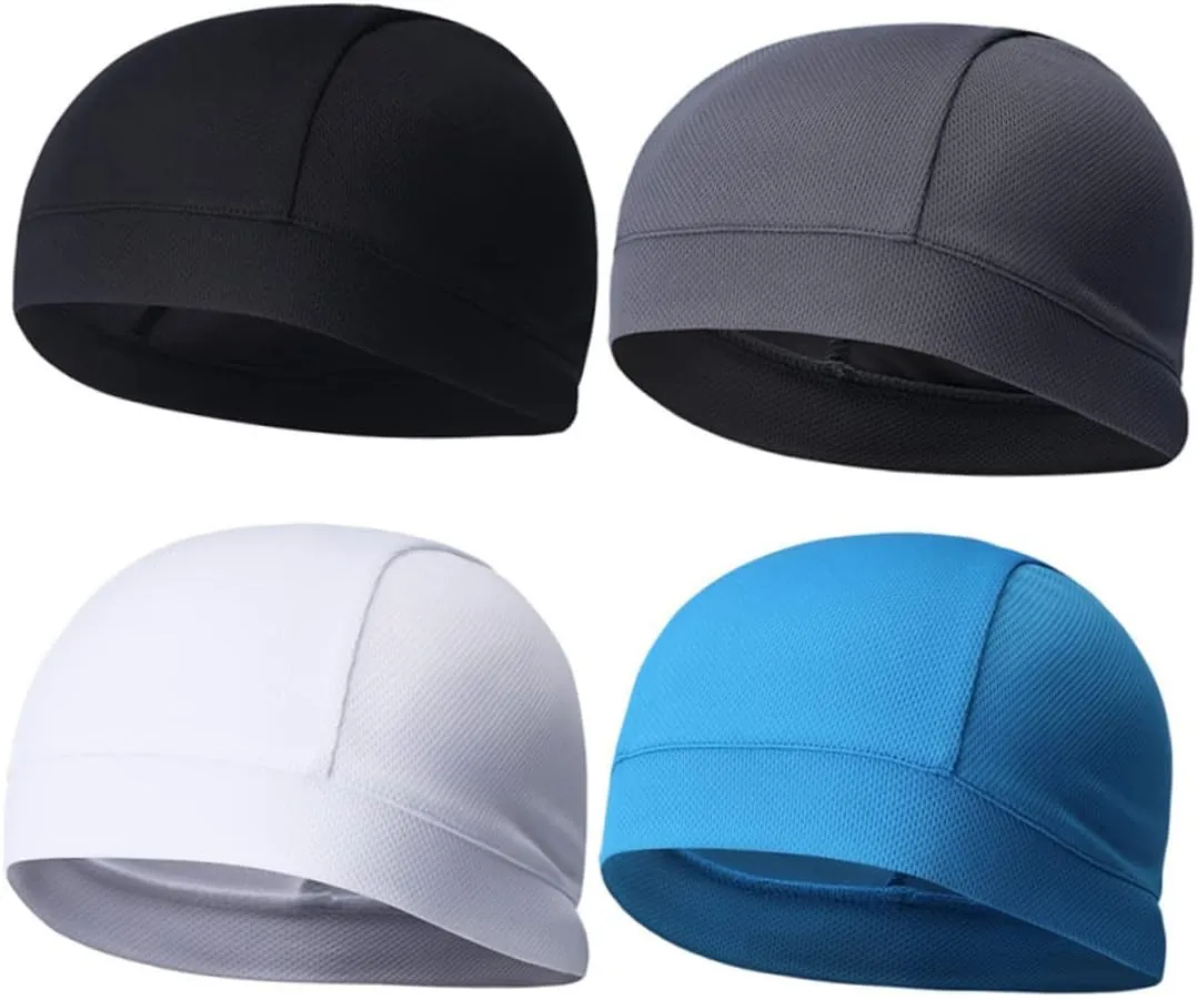 3pcs Helmet Liner Skull Cap Skull Cap Helmet Cycling Beanie Caps Sports Sweat Hat Beanie Hat Cycling Hat
