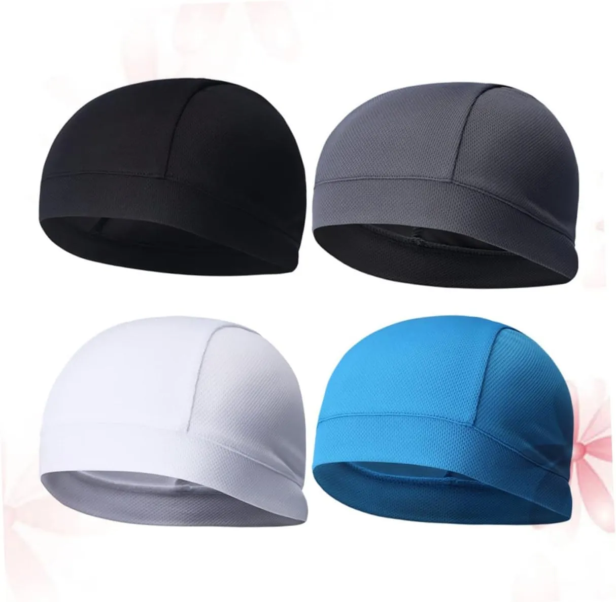 3pcs Helmet Liner Skull Cap Skull Cap Helmet Cycling Beanie Caps Sports Sweat Hat Beanie Hat Cycling Hat