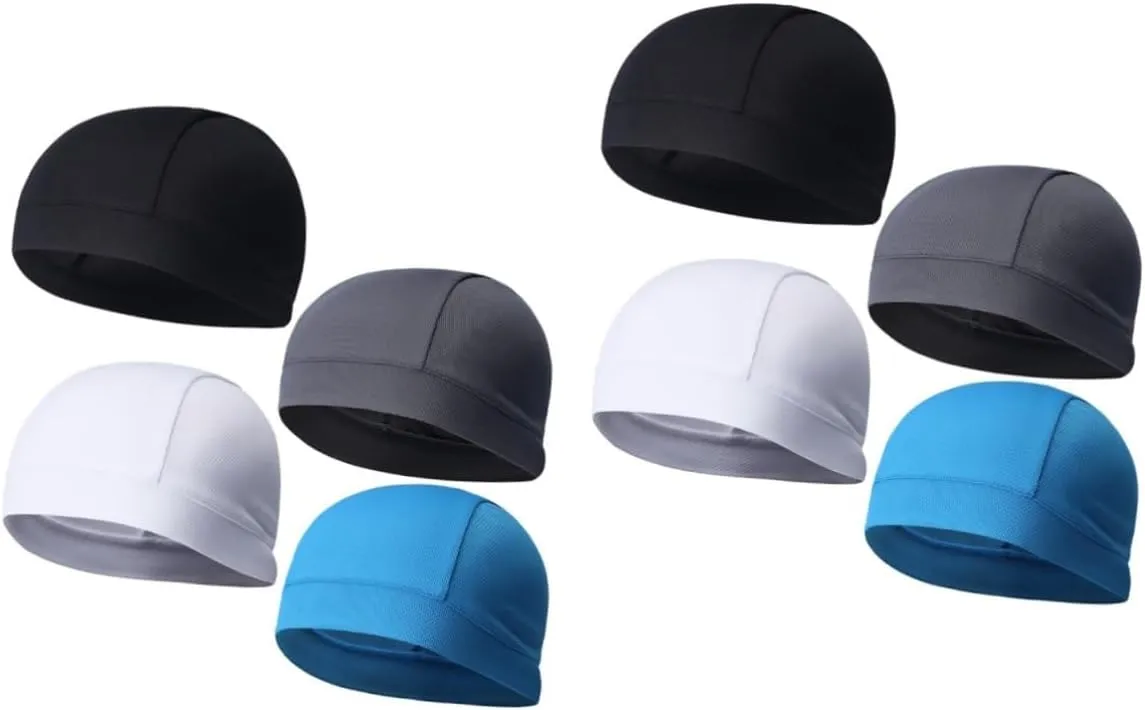 3pcs Helmet Liner Skull Cap Skull Cap Helmet Cycling Beanie Caps Sports Sweat Hat Beanie Hat Cycling Hat