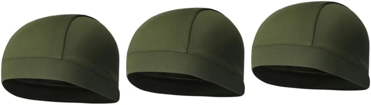 3pcs Helmet Liner Skull Cap Skull Cap Helmet Cycling Beanie Caps Sports Sweat Hat Beanie Hat Cycling Hat