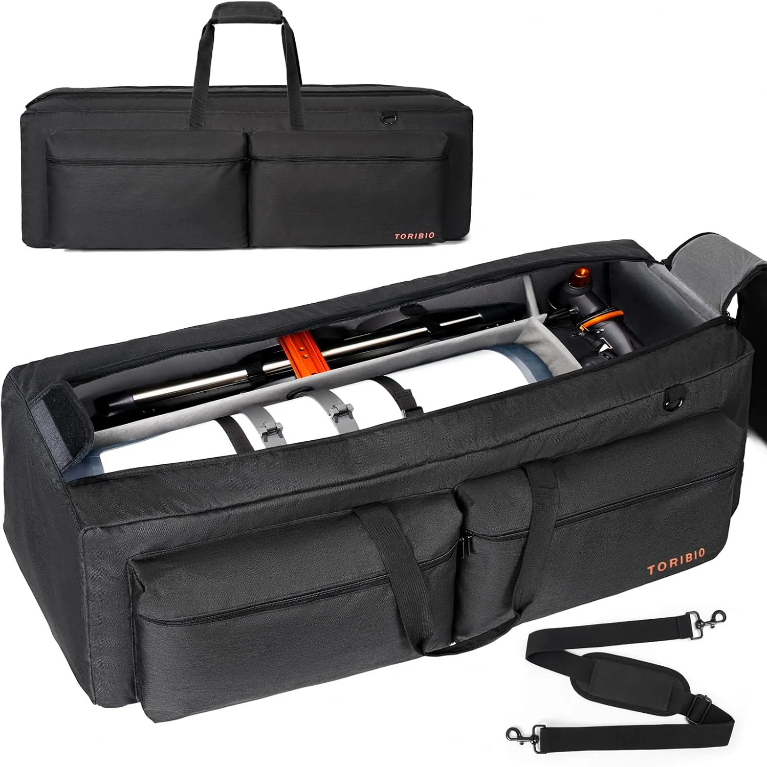 40“ Telescope Bag, Large Telescope Travel Bag for for Telescope Tube & Tripod,Soft Pad Telescope Carrying Case Compatible with Gskyer ToyerBee Celestron Telescope,Storage for Telescope Accessories