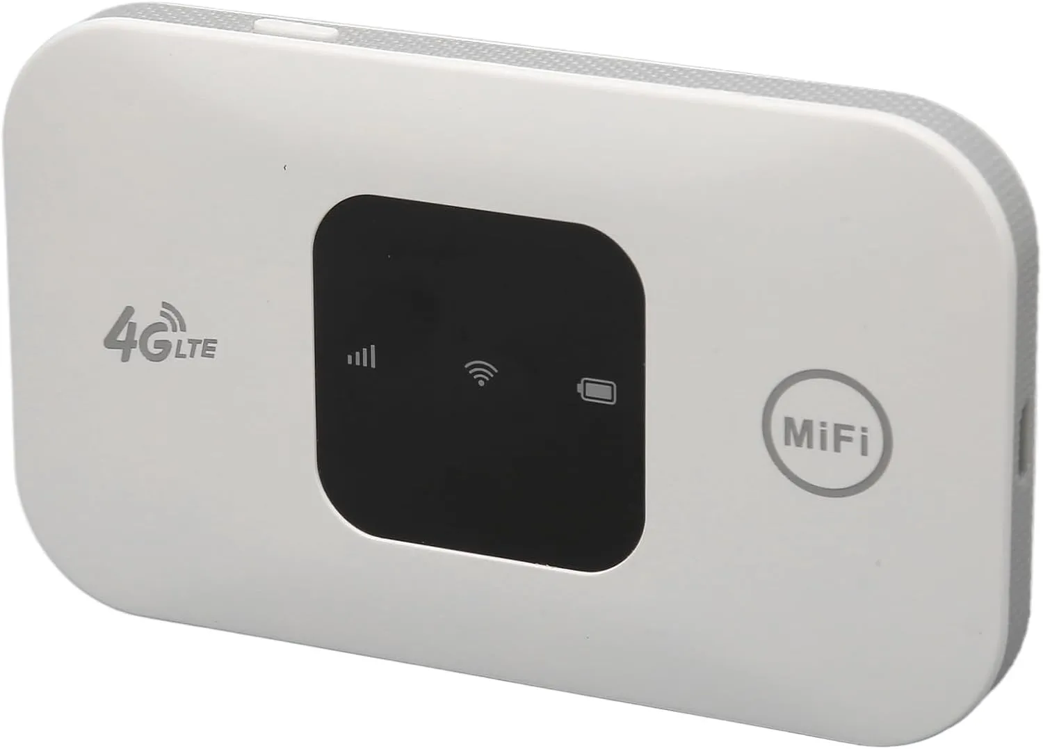 4G Router, MF800 EU Car Mobile Hotspot Portable 4G LTE Modem Router with SIM Card Slot Support 10 Devices, LTE Router with LED Screen Display and 2100mAh Battery