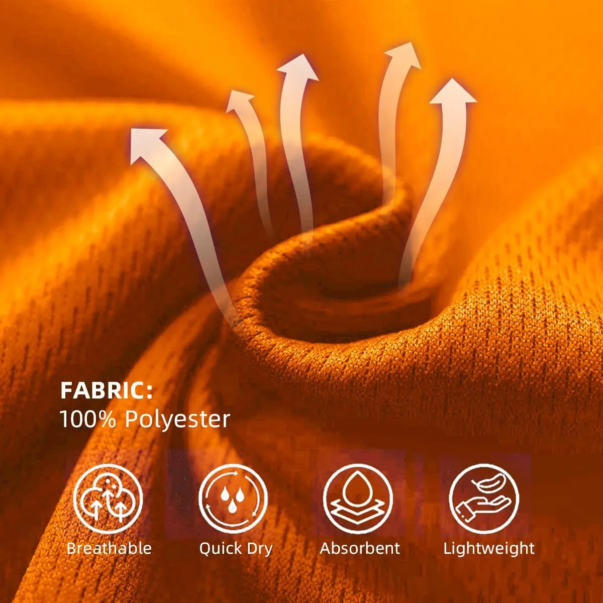 5 Pack Boys/Kids/Teens Quick Dry Shirts Mesh Moisture Wicking Active Athletic Performance T-Shirts(Age 4-18Y)