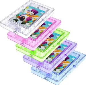 5 Packs Money Puzzle Gift Card Holder Maze Puzzle Gift Card Boxes Intellectual Pinball Money Holder Game for Cash Cards Adults Teen Christmas Stocking Stuffers Birthday Favors