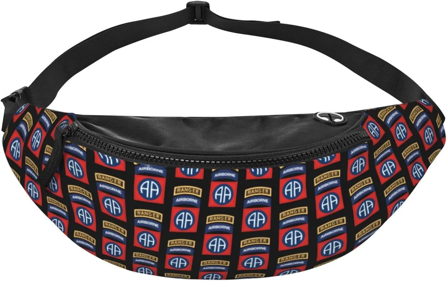 82nd Airborne Fanny Pack Daypack Crossbody Waist Bag For Travel Sports Running Hiking
