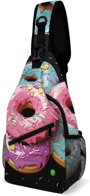 A Psychedelic Cat Sling Bag Crossbody Bags Cross Body Bag Fanny Packs Chest Bags Sling Purses for Travel