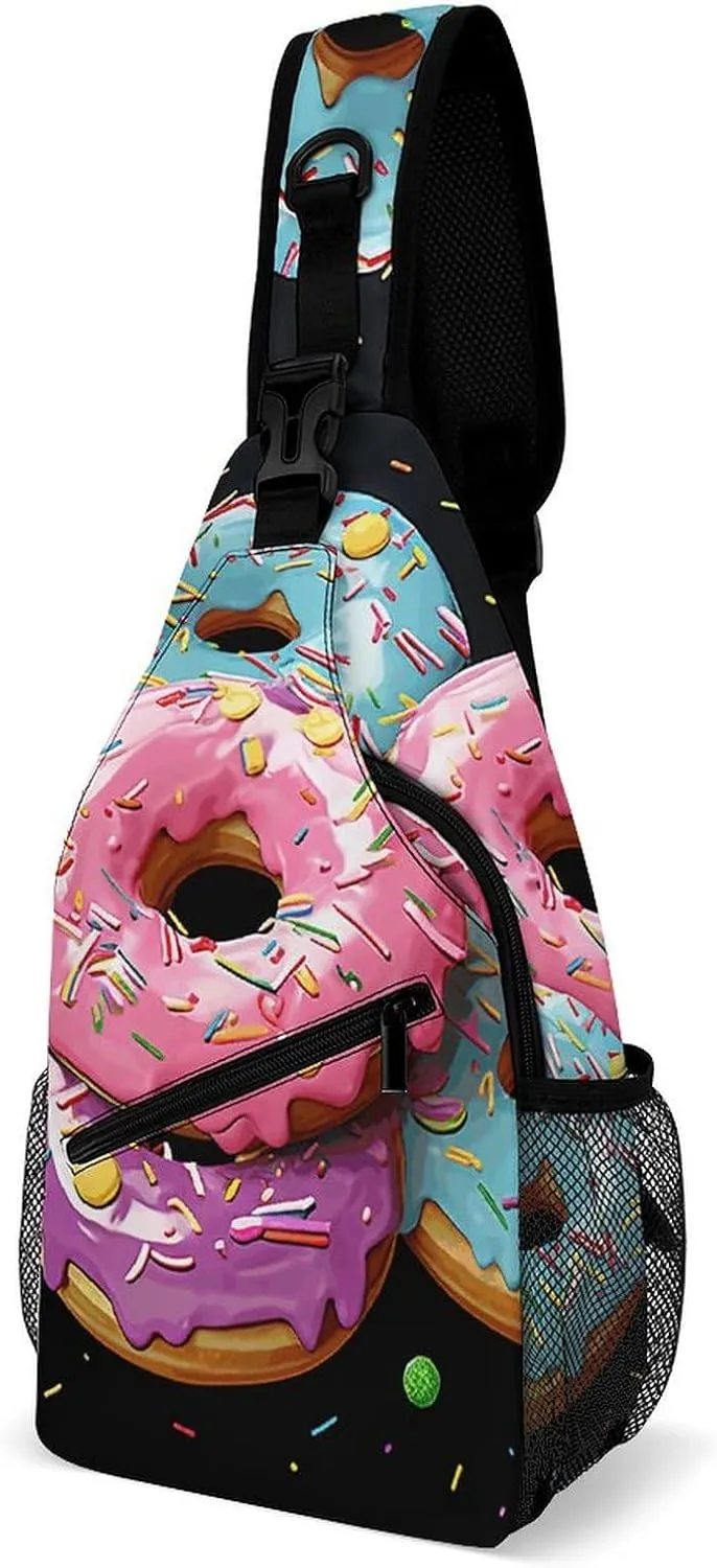 A Psychedelic Cat Sling Bag Crossbody Bags Cross Body Bag Fanny Packs Chest Bags Sling Purses for Travel