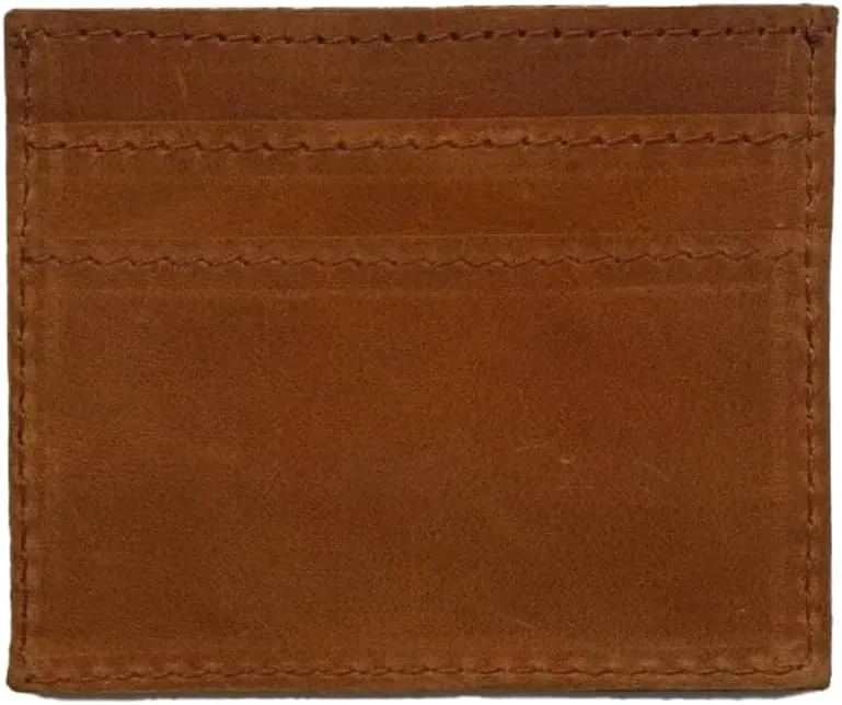 ABLE Clothing Alem Leather Credit Card Wallet for Women, Small,Slim,Minimalist Compact Wallet with Separate Card and Cash Slots (Whiskey)