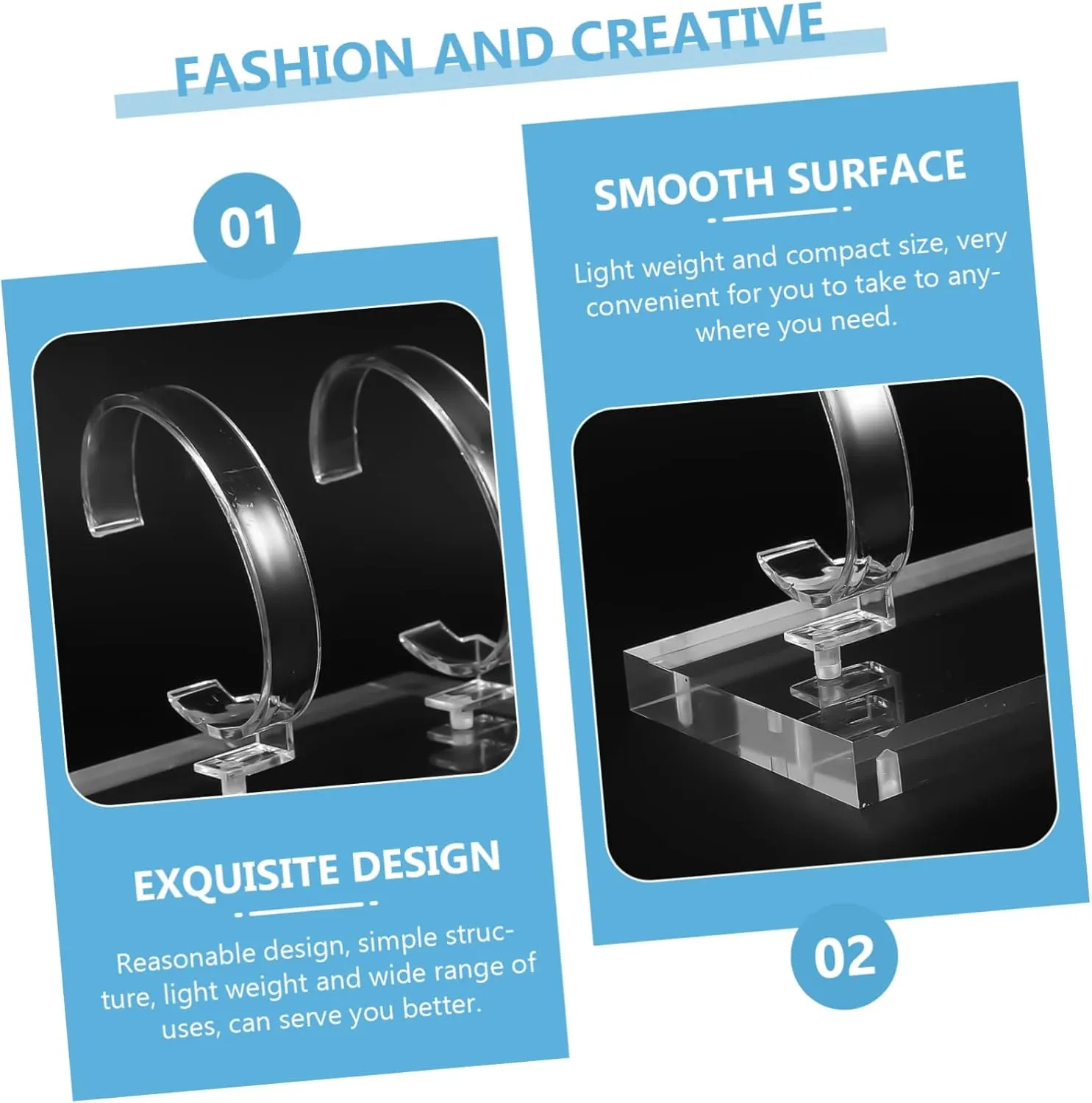 ABOOFAN Watch Display Stand Kid Watch Jewelry Display Stand Clear Watch Holder Watches for Acrylic Jewelry Rack Watch Displaying Holder Child Acrylic Acid Storage Display Rack