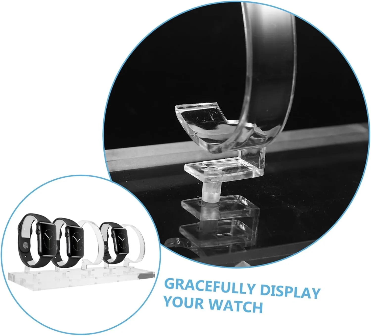 ABOOFAN Watch Display Stand Kid Watch Jewelry Display Stand Clear Watch Holder Watches for Acrylic Jewelry Rack Watch Displaying Holder Child Acrylic Acid Storage Display Rack