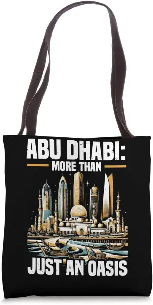 Abu Dhabi UAE Travel Vacation Country United Arab Emirates Tote Bag