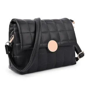 ADISA Women's Girls Quilted Cross Body Sling Bag