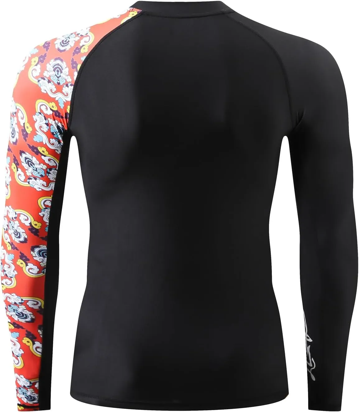 ADOREISM Men's Rash Guard Long Sleeves UPF 50  Sun Protection Compression Swim Shirts for Men