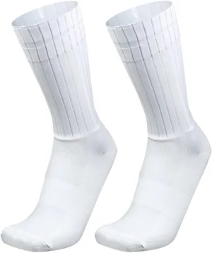 Aero Socks Cycling Aero Socks For Men Anti-Slip Silicone Aero White Line Cycling Sports Running Socks
