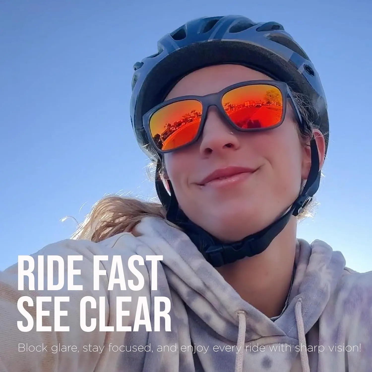 AEROX Polarized Sunglasses for Running, Cycling, Golf, and Driving - UV Protection Sports Glasses for Men, Women