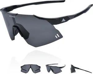 AEROX Running Sunglasses and Sports Glasses for Men and Women - Shades for Cycling and Baseball