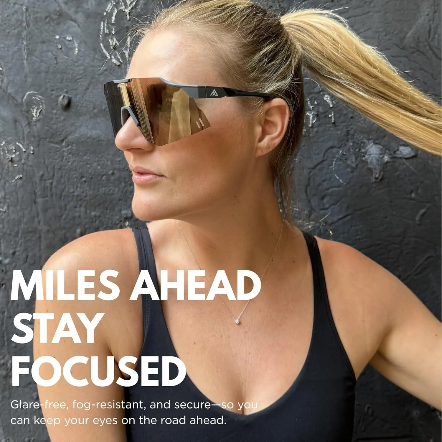 AEROX Running Sunglasses and Sports Glasses for Men and Women - Shades for Cycling and Baseball