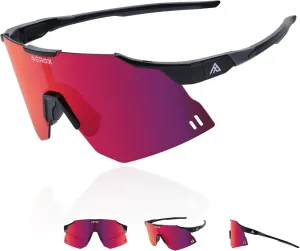 AEROX Running Sunglasses and Sports Glasses for Men and Women - Shades for Cycling and Baseball