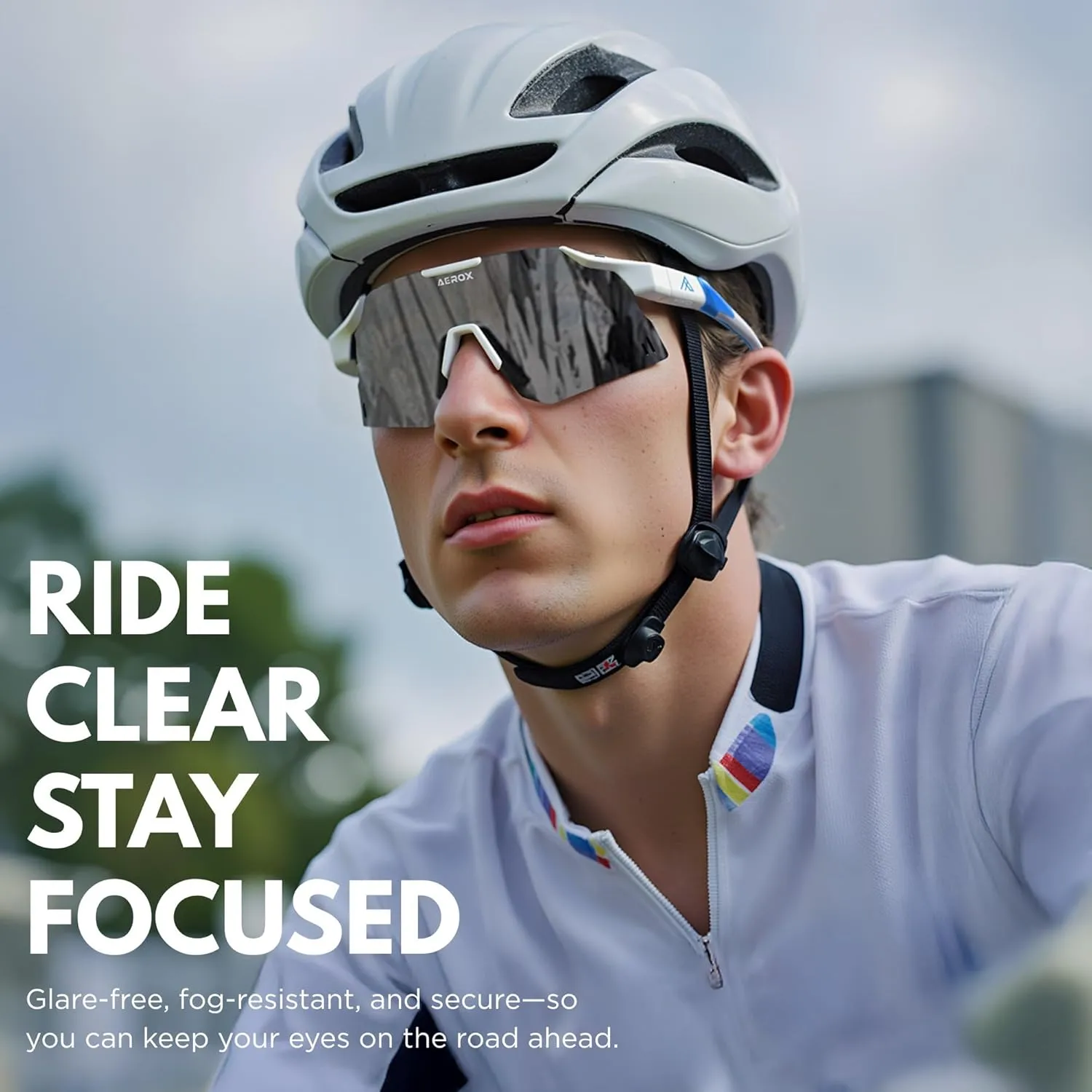 AEROX Running Sunglasses and Sports Glasses for Men and Women - Shades for Cycling and Baseball