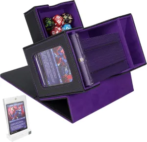 AFIING Card Storage Box For Trading Cards,120  MTG Deck Box, Storage Box With Tray box, Fits For Magic Game Cards
