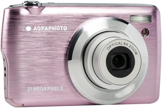 AGFA PHOTO Realishot DC8200 Compact Digital Camera (18MP, Full HD Video, 2.7 Inch LCD Screen, 8X Optical Zoom, Lithium Battery and 16GB SD Card)