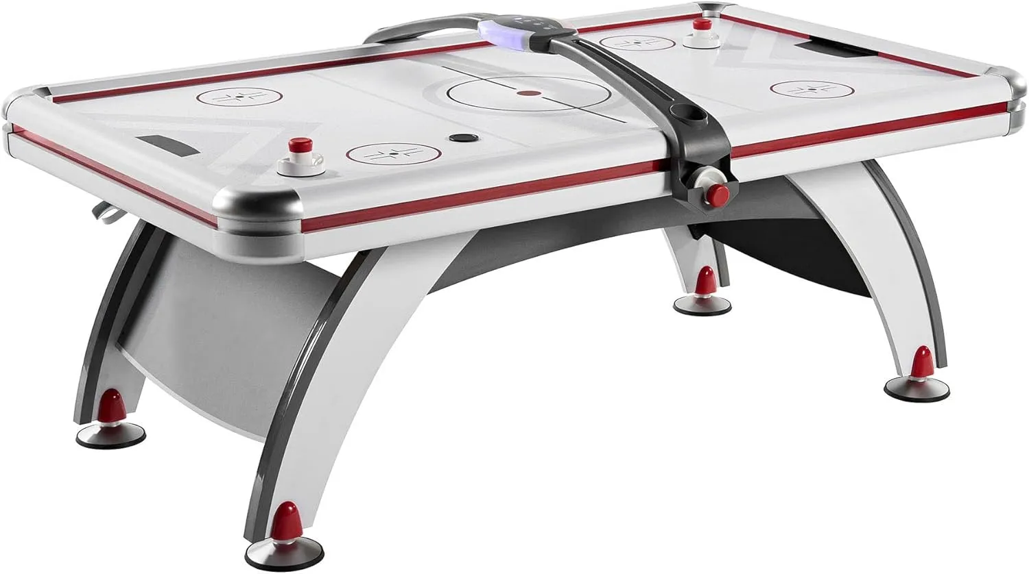 Air Powered Hockey Multiple Styles Game Tables, Indoor Arcade Gaming Sets with Electronic Score Systems, Excellent for Family Game Rooms