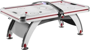 Air Powered Hockey Multiple Styles Game Tables, Indoor Arcade Gaming Sets with Electronic Score Systems, Excellent for Family Game Rooms
