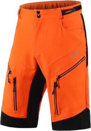 ARSUXEO Men's Loose Fit Cycling Shorts Mountain Bike Shorts Water Ressistant 1903