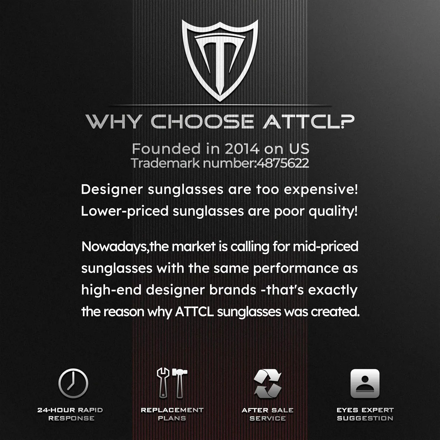 ATTCL Sports Polarized Sunglasses For Men Women Cycling Driving Fishing 100% UV Protection Sunglass