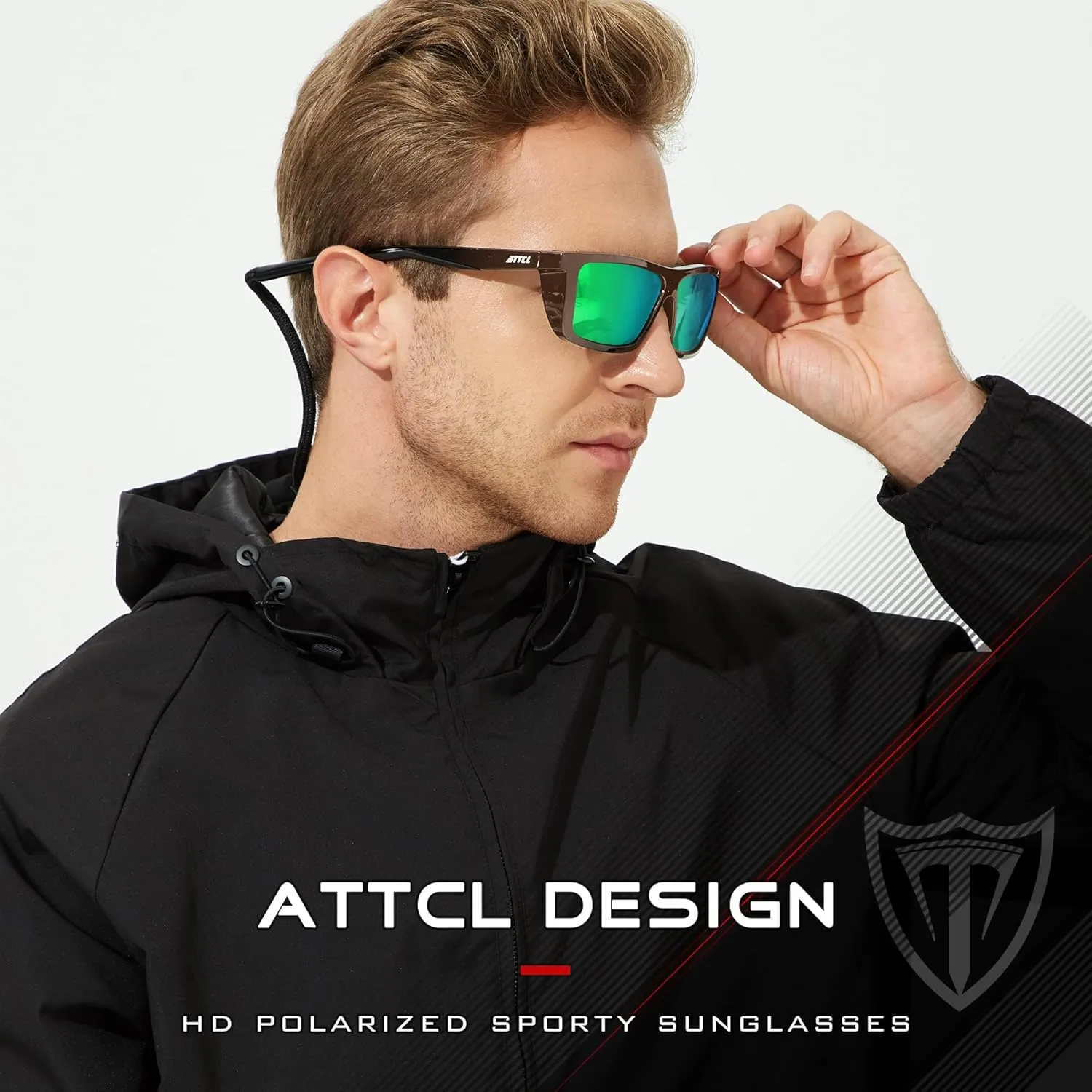 ATTCL Sports Polarized Sunglasses For Men Women Cycling Driving Fishing 100% UV Protection Sunglass