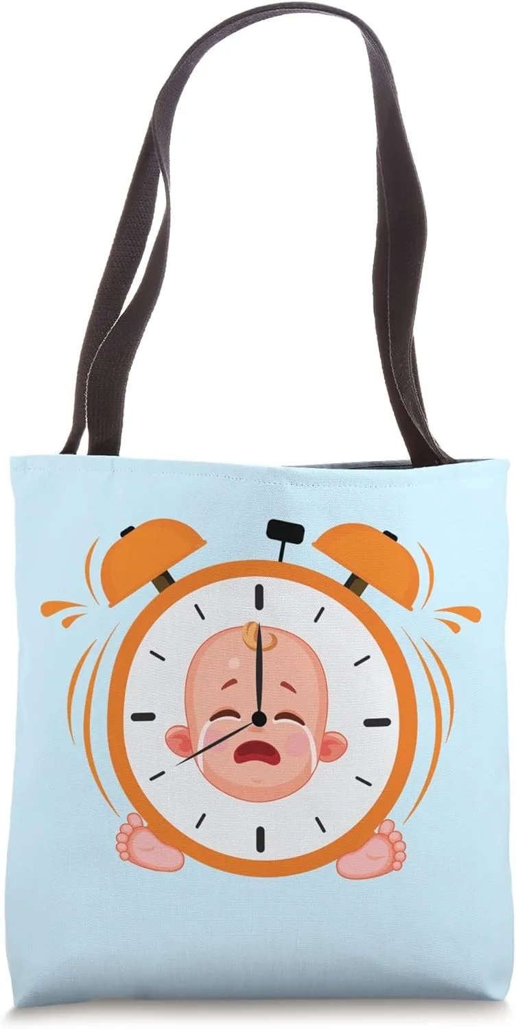 Baby Alarm Parents Baby Funny Tote Bag