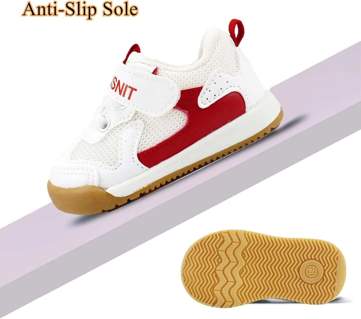Baby Boy Girl Shoes Toddler Lightweight Sneakers Non Slip Infant First Walking Shoes Trainers 6 12 18 24 Months