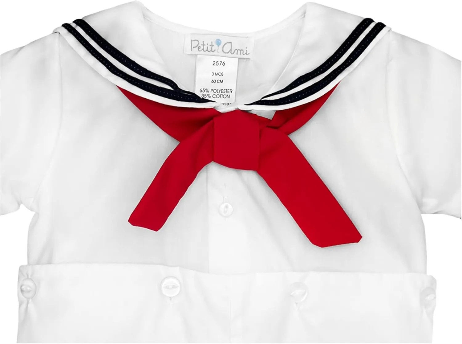Baby Boys’ 2 Piece Nautical Bobby Suit with Collar
