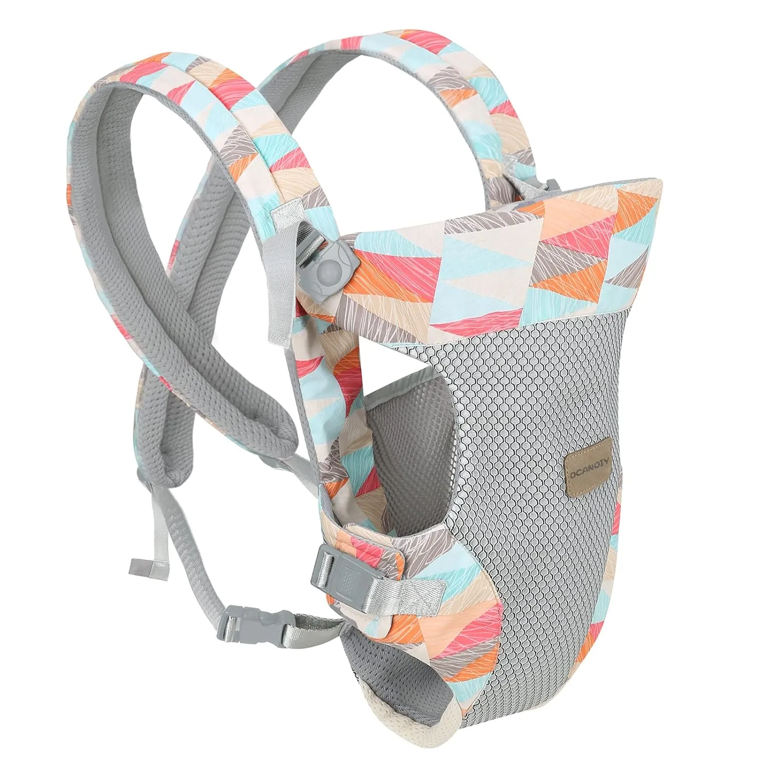 Baby Carrier Wrap, Ergonomic Front and Back Carrier - Face-in, Face-out, Toddler Holder (Colorful)
