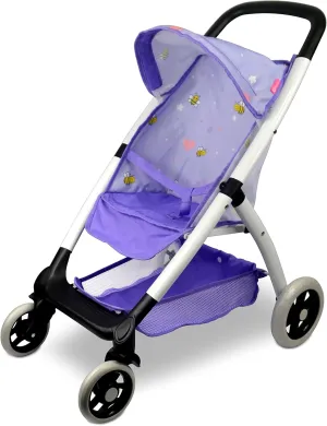 Baby Doll Stroller for 18 inches American Girl Dolls with Multi Function. (DA422-PURPLE)…