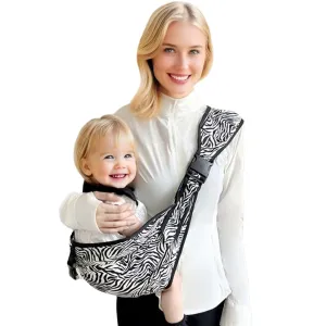 Baby Sling Carrier Toddler Carrier Boys Girls Newborn to Toddler Sling Hip (Zebra)