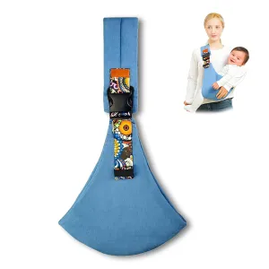 Baby Sling Carrier,Toddler Carrier, 2025 New Baby Sling,Portable and Lightweight Sling,Non-Slip Hip Seat Carrying 10-30lbs(Blue)