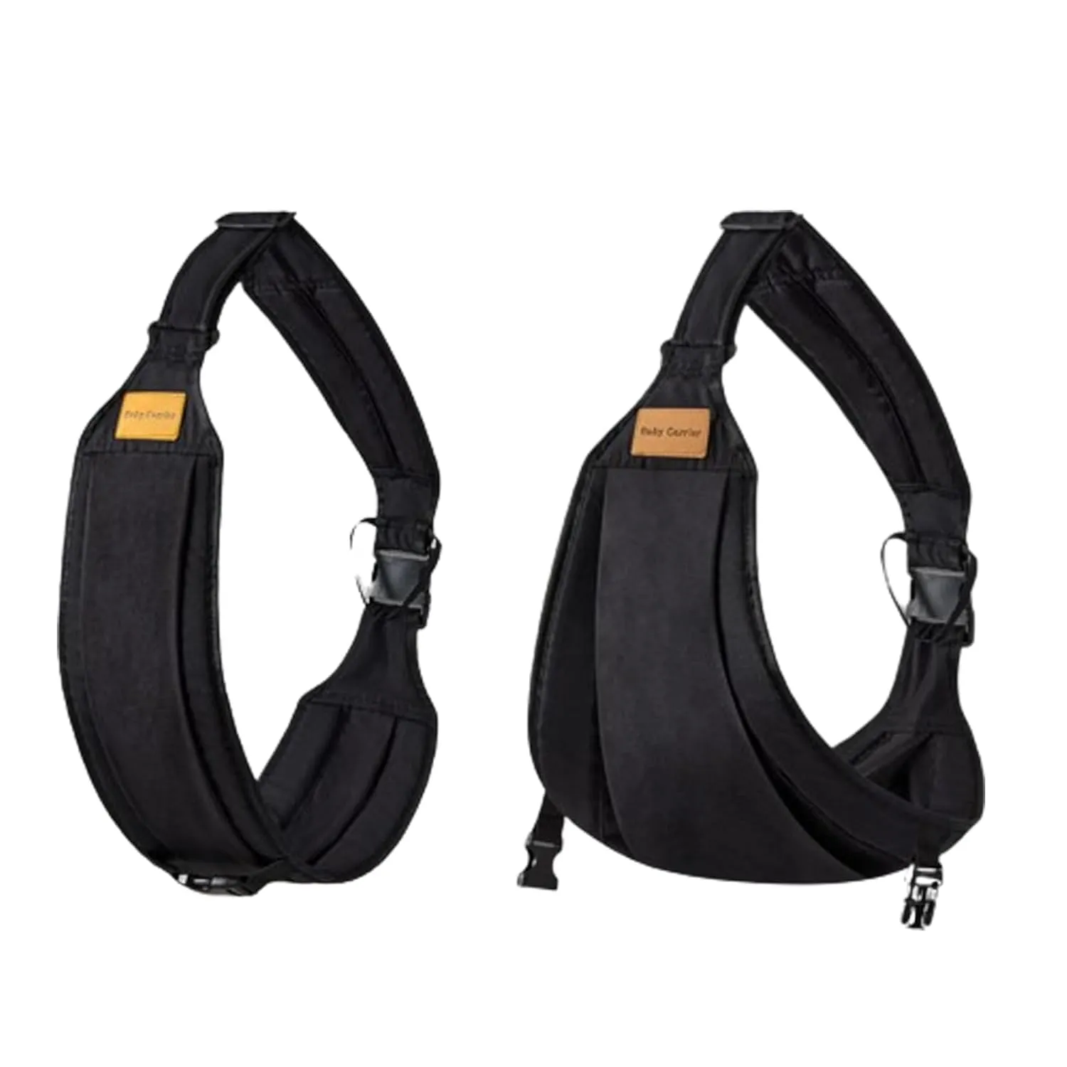 Baby Sling Carrier,Toddler Carrier,Baby Sling,Portable and Adjustable Non-Slip Hip Seat Carriers 10-45lbs(Black,Cloth)