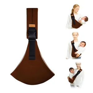 Baby Sling,Baby Sling Carrier,Toddler Carrier,Carrier for 10-30lbs,Lightweight and Non-Slip Hip Seat(Brown)