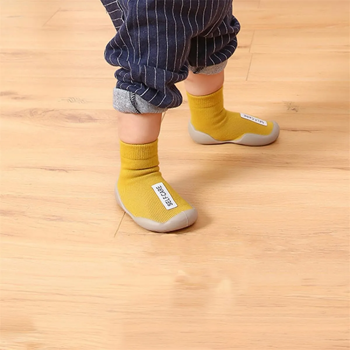 Baby Sock Shoes Boys Girls First Walking Shoes Non Slip Lightweight Toddler Infant Indoor Outdoor