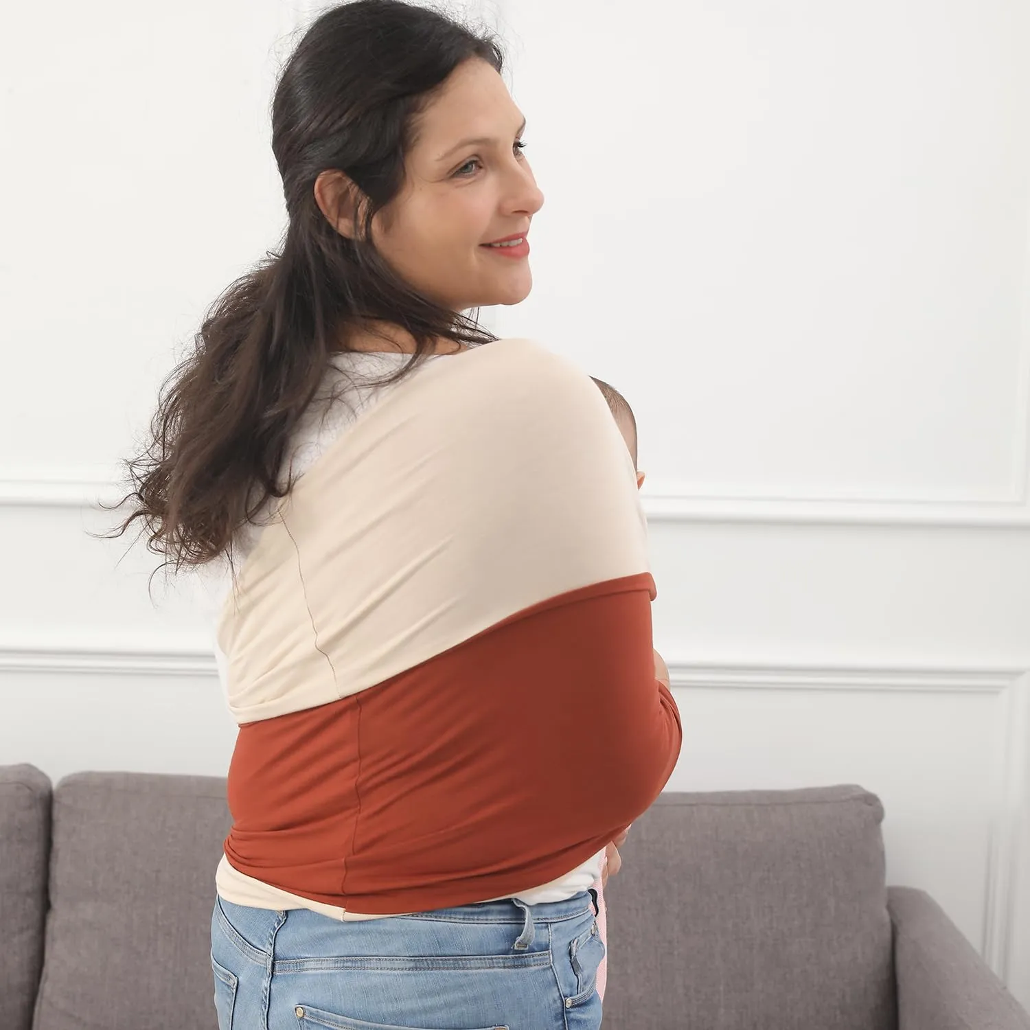 Baby Wrap Carrier, Perfect Baby Carrier Wrap Sling for Newborn and Infant up to 35 lbs.