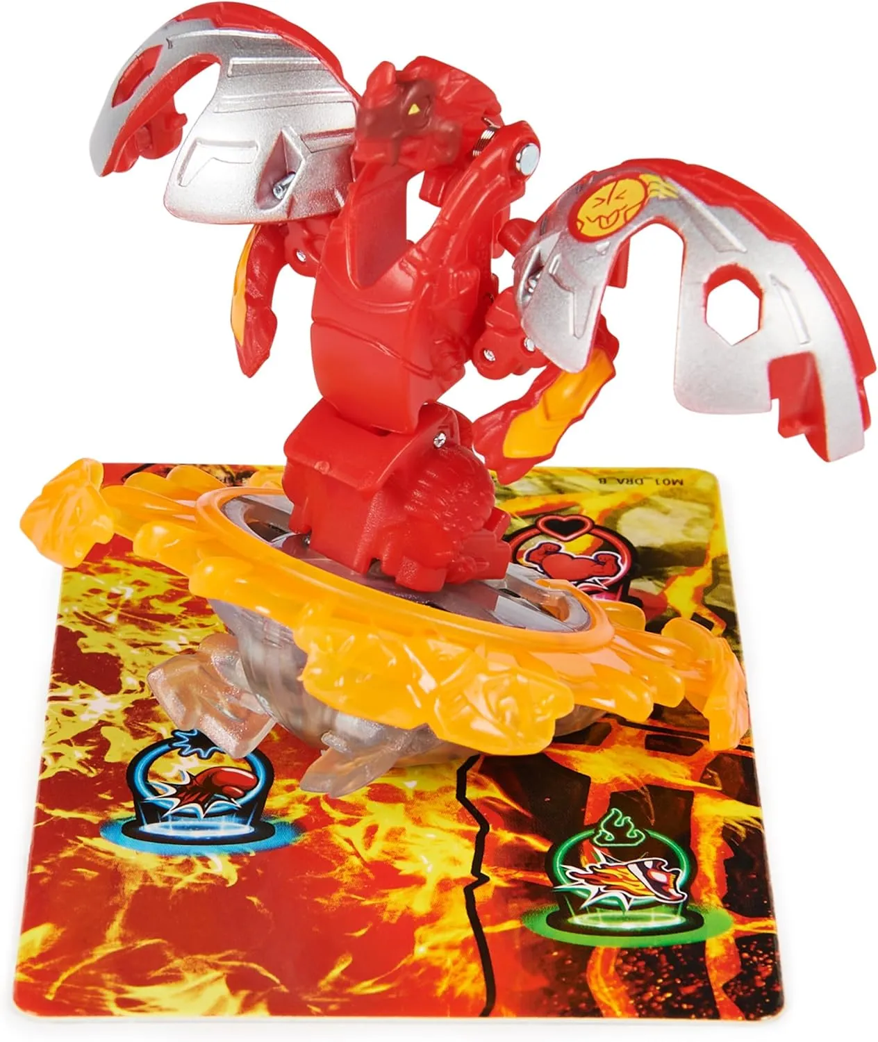 Bakugan Starter 3-Pack, Special Attack Dragonoid, Nillious, Hammerhead Customizable Spinning Action Figures and Trading Cards, Kids Toys for Boys and Girls 6 and up